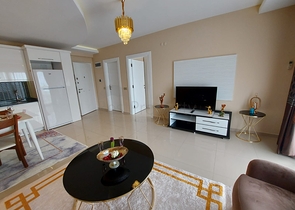 اطلالة بحر -شقة غرفة وصالة مفروشة -في محمودلار/ الانيا 