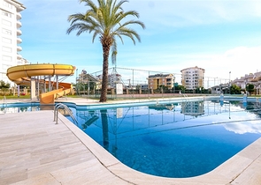 ضمن مجمع انيق - شقة غرفة وصالة واسعة 80 متر - في جيكجلي / الانيا 