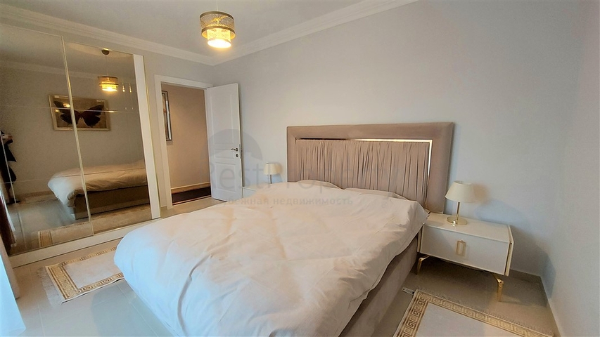 اطلالة بحر - شقة غرفتين وصالة مفروشة - مجمع سكني -في محمودلار / الانيا