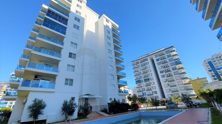 اطلالة بحر - شقة غرفتين وصالة مفروشة - مجمع سكني -في محمودلار / الانيا