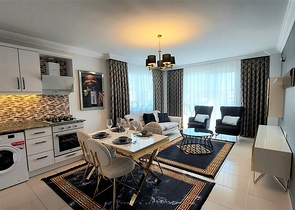 اطلالة بحر - شقة غرفتين وصالة مفروشة - مجمع سكني -في محمودلار / الانيا