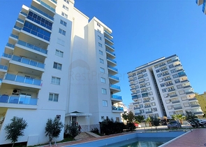 اطلالة بحر - شقة غرفتين وصالة مفروشة - مجمع سكني -في محمودلار / الانيا