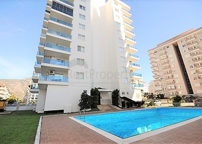 اطلالة بحر - شقة غرفتين وصالة مفروشة - مجمع سكني -في محمودلار / الانيا