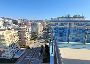 اطلالة بحر - شقة غرفتين وصالة مفروشة - مجمع سكني -في محمودلار / الانيا