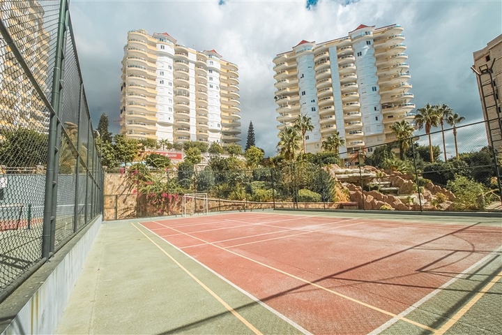 اطلالة جبلية -شقة غرفتين وصالة مفروشة -ضمن مجمع سكني في محمودلار / الانيا 