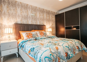 اطلالة جبلية -شقة غرفتين وصالة مفروشة -ضمن مجمع سكني في محمودلار / الانيا 