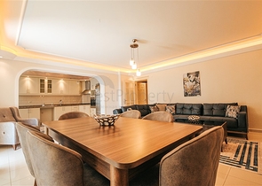 اطلالة جبلية -شقة غرفتين وصالة مفروشة -ضمن مجمع سكني في محمودلار / الانيا 