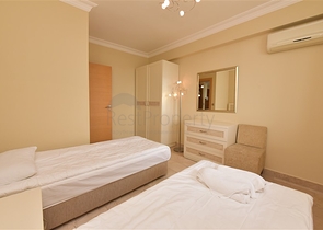 اطلالة بحر - شقة غرفتين وصالة مفروشة -ضمن مجمع 5 نجوم - في كارجيجاك / الانيا 