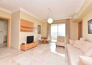 اطلالة بحر - شقة غرفتين وصالة مفروشة -ضمن مجمع 5 نجوم - في كارجيجاك / الانيا 