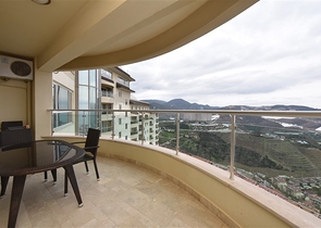 اطلالة بحر - شقة غرفتين وصالة مفروشة -ضمن مجمع 5 نجوم - في كارجيجاك / الانيا 