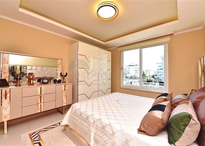 مجمع على البحر مباشرة - شقة غرفتين وصالة مفروشة - في كاستل / الانيا 