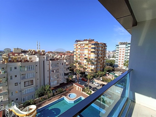 مناسبة للاستثمار - شقة غرفة وصالة مفروشة -ضمن مجمع يضم كافة الخدمات في مركز الانيا 