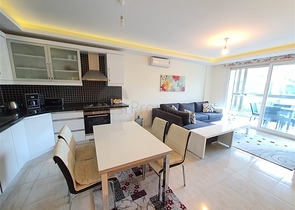 شقة غرفة وصالة مفروشة -ضمن مجمع انيق - في اوبا / الانيا 