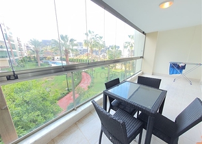 شقة غرفة وصالة مفروشة -ضمن مجمع انيق - في اوبا / الانيا 