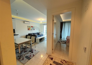 شقة غرفة وصالة مفروشة -ضمن مجمع انيق - في اوبا / الانيا 