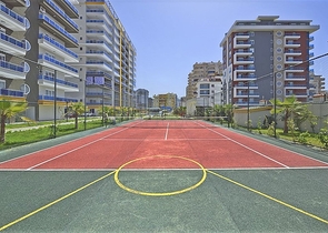 ضمن مجمع فاخر - شقة غرفتين وصالة مفروشة - مطبخ منفصل - في محمودلار / الانيا 