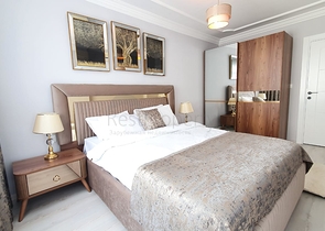 شقة غرفتين وصالة مفروشة - مطبخ منفصل - في محمودلار / الانيا 