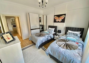 اطلالة بحر - شقة غرفتين وصالة مفروشة - في محمودلار / الانيا 