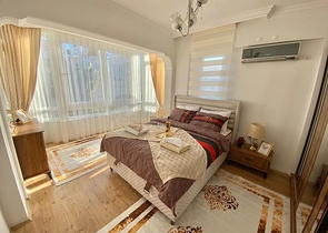 اطلالة بحر - شقة غرفتين وصالة مفروشة - في محمودلار / الانيا 