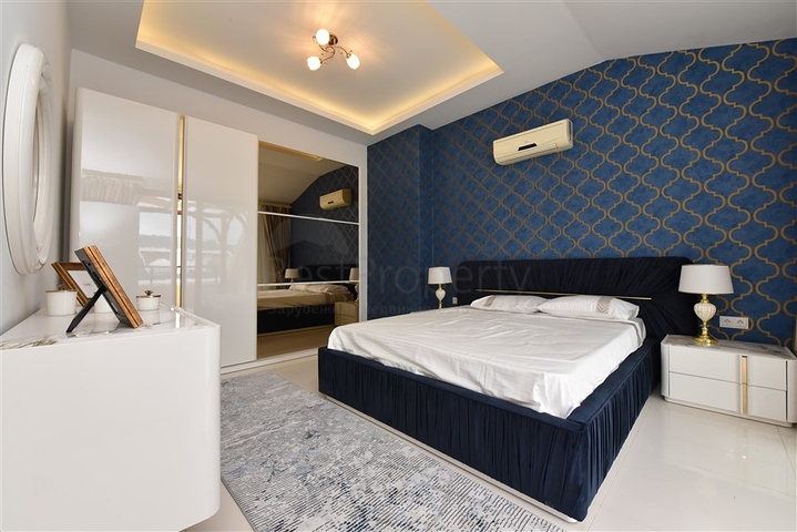 دوبلكس 3 غرف وصالة مفروشة -ضمن مجمع حديث - في كاستل / الانيا 