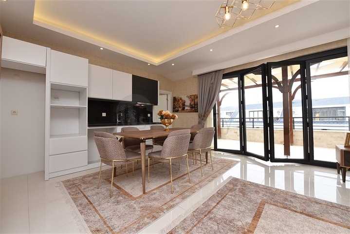 دوبلكس 3 غرف وصالة مفروشة -ضمن مجمع حديث - في كاستل / الانيا 