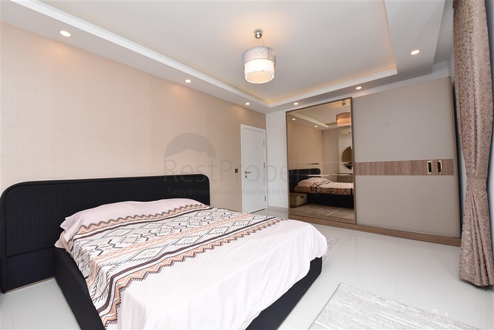 دوبلكس ارضية - 3 غرف وصالة مفروشة - ضمن مجمع 5 نجوم في كاستل / الانيا 