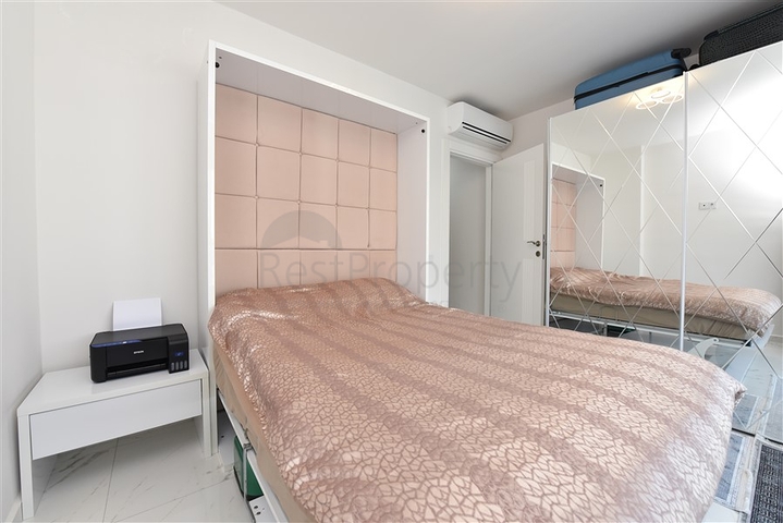 شقة غرفتين وصالة -ضمن مجمع فاخر وقريب من البحر - في افسلار / الانيا 