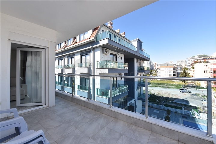 شقة غرفتين وصالة -ضمن مجمع فاخر وقريب من البحر - في افسلار / الانيا 