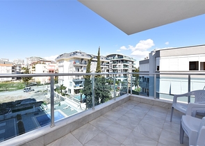 شقة غرفتين وصالة -ضمن مجمع فاخر وقريب من البحر - في افسلار / الانيا 