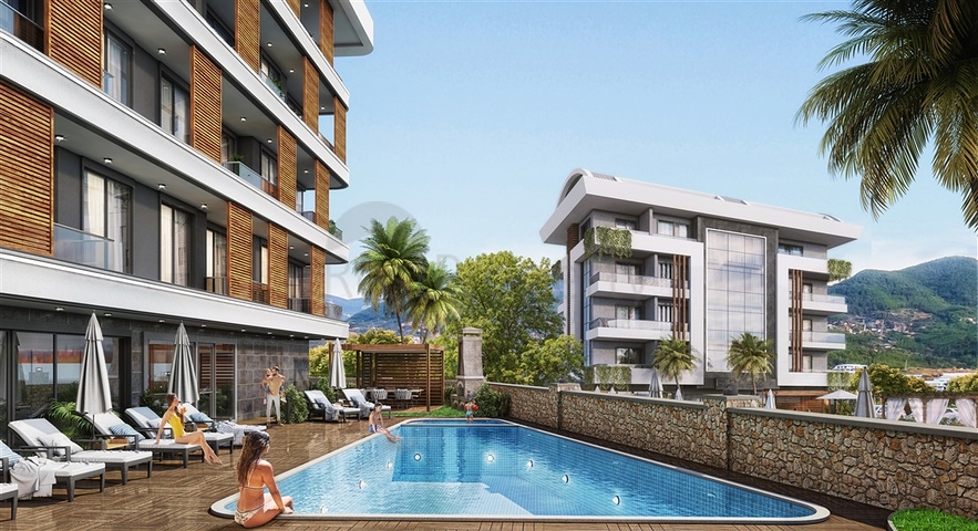 شقق بالتقسيط في الانيا - ضمن مجمع قيد الانشاء في اوبا / الانيا 