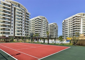 ضمن مجمع سكني عائلي - شقة غرفتين وصالة مفروشة - في افسلار / الانيا 