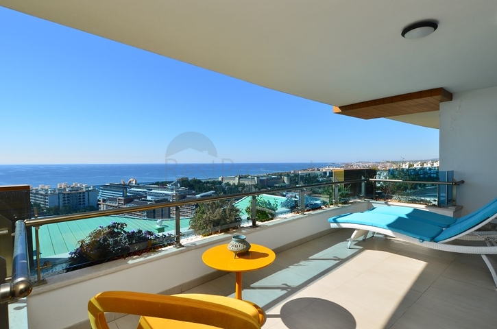 اطلالة بحر - دوبلكس فاخرة - ضمن مجمع 5 نجوم - في كوناكليه / الانيا 