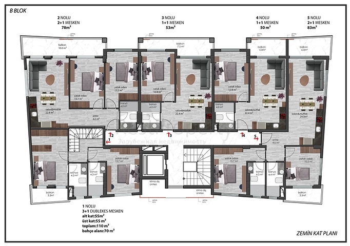 شقق بالتقسيط في الانيا - مجمع قيد الانشاء في اوبا 