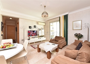 اطلالة بحر - شقة 3 غرف وصالة مفروشة -ضمن مجمع يضم خدمات 5 نجوم - في كارجيجاك / الانيا 