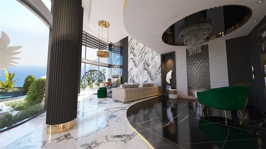 فلل فاخرة للبيع في مركز الانيا - مناسبة للجنسية التركية 