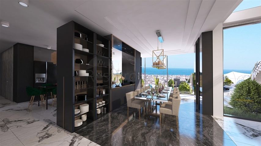 فلل فاخرة للبيع في مركز الانيا - مناسبة للجنسية التركية 