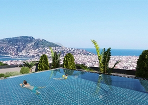 فلل فاخرة للبيع في مركز الانيا - مناسبة للجنسية التركية 