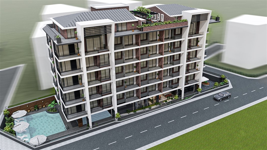 قريبة من البحر - شقق قيد الانشاء في مركز الانيا 