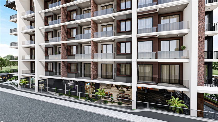 قريبة من البحر - شقق قيد الانشاء في مركز الانيا 