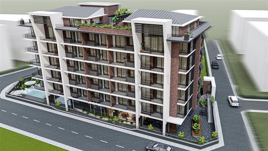 قريبة من البحر - شقق قيد الانشاء في مركز الانيا 