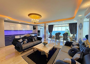 اطلالة مباشرة على البحر - غرفتين وصالة مفروشة - في محمودلار / الانيا 