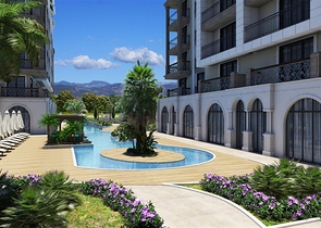 شقق قيد الانشاء -في مركز الانيا 