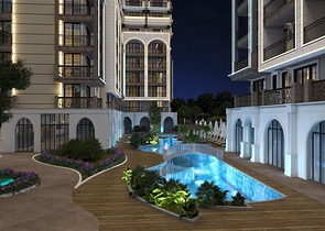 شقق قيد الانشاء -في مركز الانيا 