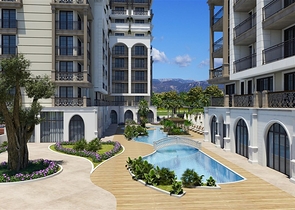 شقق قيد الانشاء -في مركز الانيا 