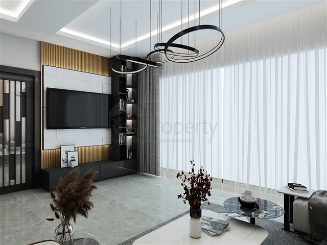 شقق عائلية واسعة - للبيع بالاقساط - ضمن مجمع قيد الانشاء في مركز الانيا 