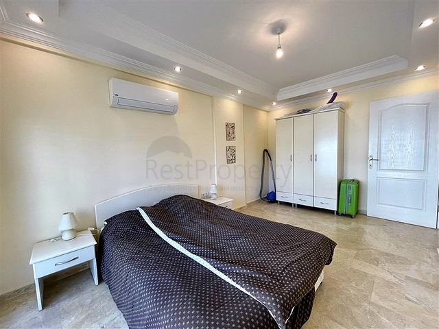 اطلالة بحر - شقة غرفتين وصالة مفروشة - ضمن مجمع سكني في افسلار / الانيا 