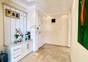 اطلالة بحر - شقة غرفتين وصالة مفروشة - ضمن مجمع سكني في افسلار / الانيا 