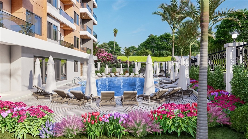 شقق للبيع بالاقساط في الانيا - مجمع قيد الانشاء في منطقة افسلار/ الانيا 