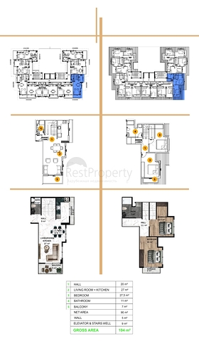 شقق للبيع بالاقساط في الانيا - مجمع قيد الانشاء في منطقة افسلار/ الانيا 