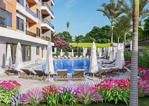 شقق للبيع بالاقساط في الانيا - مجمع قيد الانشاء في منطقة افسلار/ الانيا 